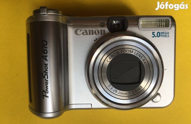 Canon Powershot A610 digitális kamera