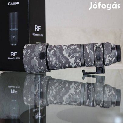 Canon RF 800mm f/11 Is STM + álcázó+állványtalp+napellenző 800