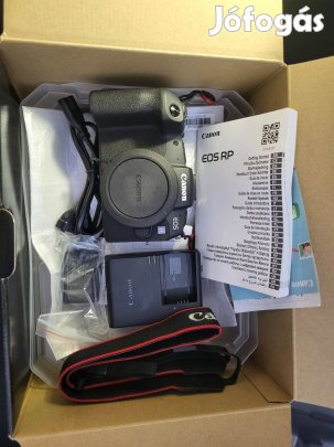 Canon RP, 2027.07-ig Media Markt garancia, Fullframe fényképező eladó!