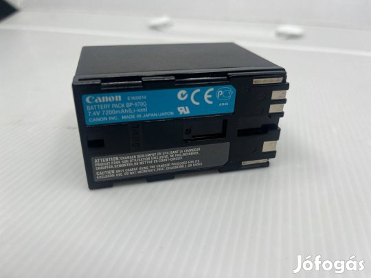 Canon akksi akkumulátor BP-970G, 7200mAh 7.4V (battery pack, kamkode