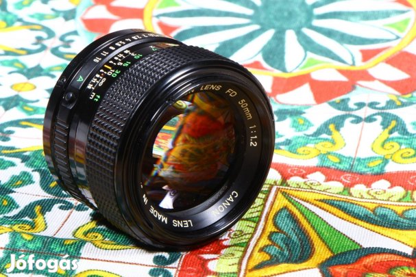 Canon fd 1.2 50mm n fd objektív 