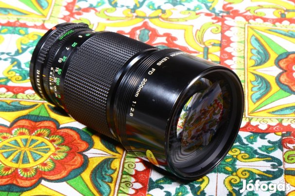 Canon fd 2.8 200mm objektív 