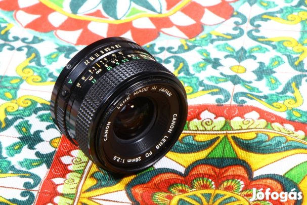 Canon fd 2.8 28mm objektív 