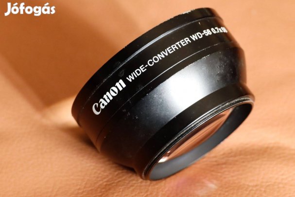 Canon nagylátószögű adapter 58mm átm lencsék elejére