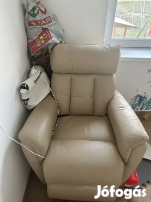 Cantus bőr relax fotel