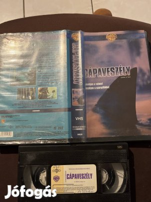 Cápaveszély horror vhs 
