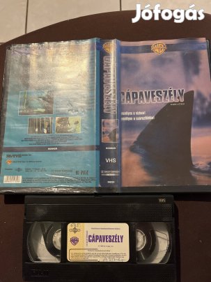 Cápaveszély horror vhs nagytok