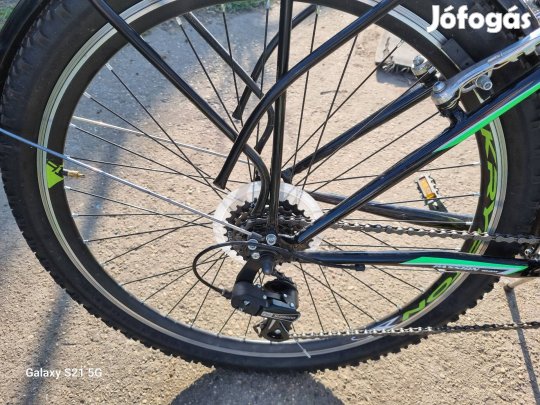 Capriolo Sunrise Man férfi trekking kerékpár Fekete-Zöld