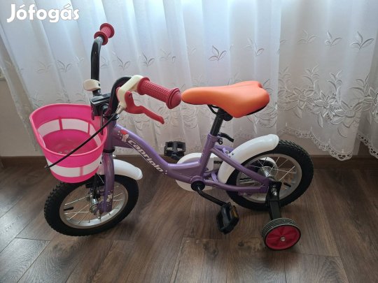 Capriolo Viola 12" kislány kerékpár lila szín - Keveset Használt!