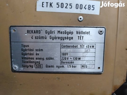 Carborobot 40 KW kazán