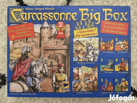 Carcassonne Big Box - mini kiegészítők nélkül