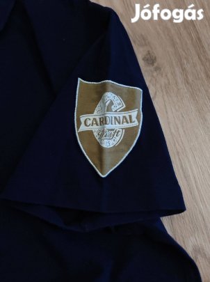 Cardinal puha pamut sötétkék minőségi férfi póló L