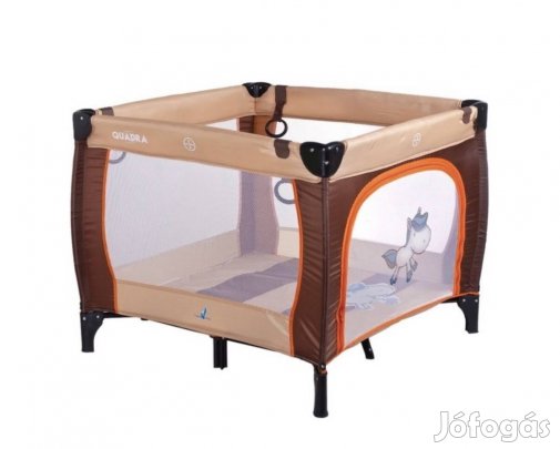 Caretero Quadra könnyű, praktikus, szögletes gyerek járóka.