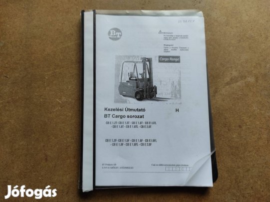 Cargo Range BT sorozat kezelési utasítás