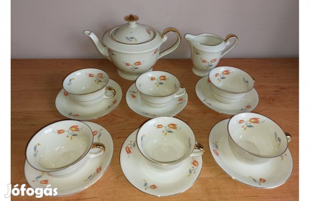 Carl Tielsch Gyűjtői porcelán készlet . Sorszámozott. 1936 évből