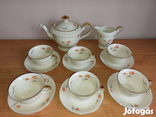 Carl Tielsch Gyűjtői porcelán készlet . Sorszámozott. 1936 évből