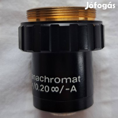 Carl Zeiss Jena Planachromat 10x/0.2-°°/-A objektív