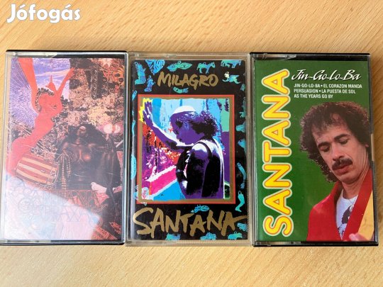 Carlos Santana 3 db audio kazetta