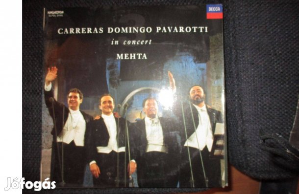 Carreras, Pavarotti bakelit hanglemezek eladók