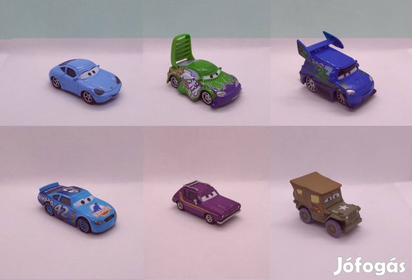 Cars Verdák Szárny DJ Cal Weather Gremlin Órmester Sally Carrera autók