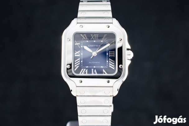 Cartier Santos Blue Medium