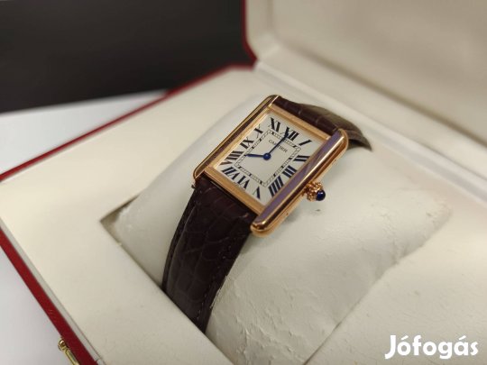Cartier Solo 3168 Rózsaarany női quartzóra, Rolex, Jaeger, Omega