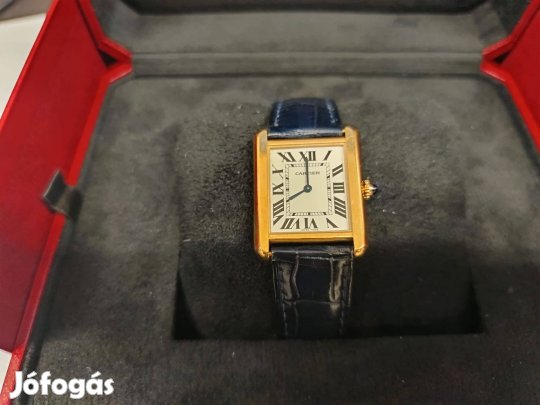 Cartier solo 3168 sárgaarany női quartzóra, Rolex, Jaeger, Omega