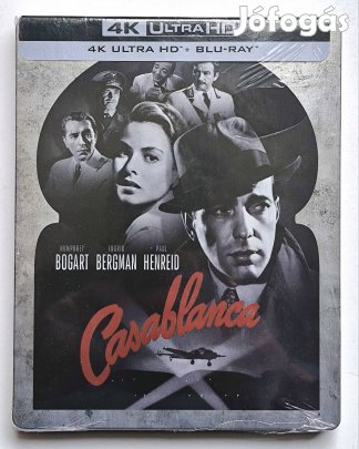 Casablanca  4K UHD + Blu-ray Steelbook (bontatlan)