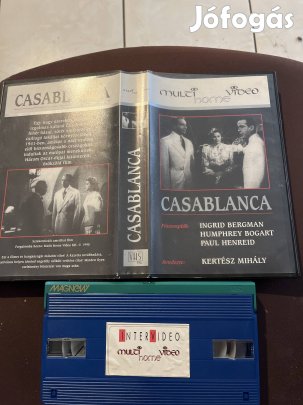 Casablanca intervideo kaland vhs. 
