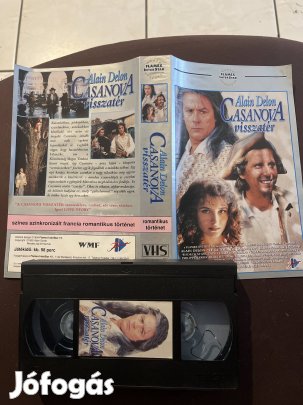 Casanova visszatér romantikus vhs 