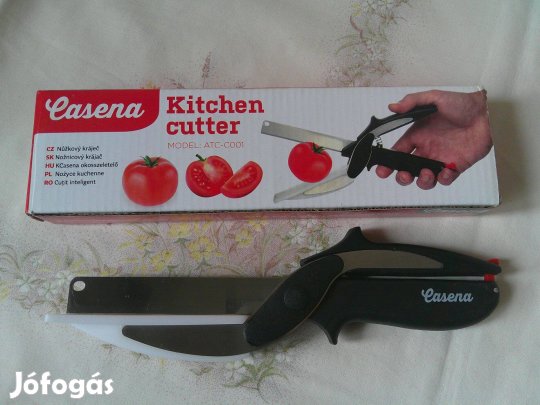 Casena konyhai kés és vágódeszka egyben