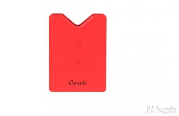 Caseti szivar fúró- és tartó egyben, nemesacél pengével-matt piros és