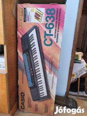 Casio CT-638 retro elektronikus szintetizátor - dobozával