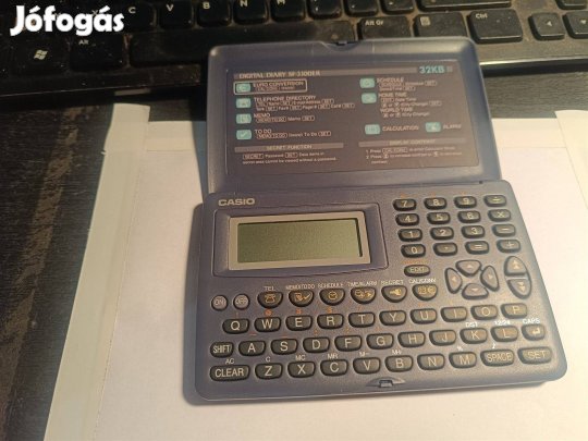 Casio Diary SF-3300R adatbank, napló, számológép, váltó (zozizo)