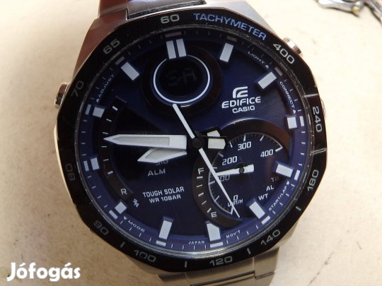 Casio Edifice Tough Solar Modern Férfi Karóra Újszerű Állapotban