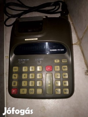 Casio FR-520 szalagos számológép