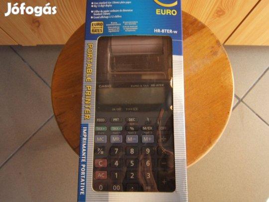 Casio HR-8TER-w szalagos számológép