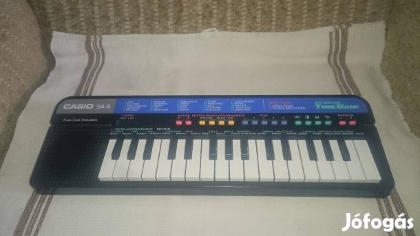 Casio SA-3 vintage retro japán szintetizátor