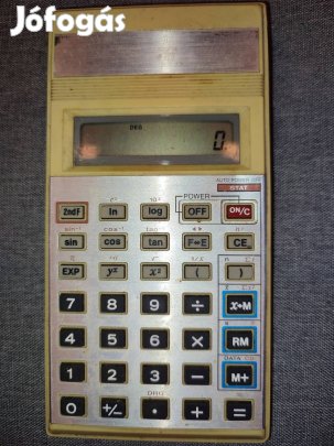 Casio tudományos számológép retró 40 éves legalább