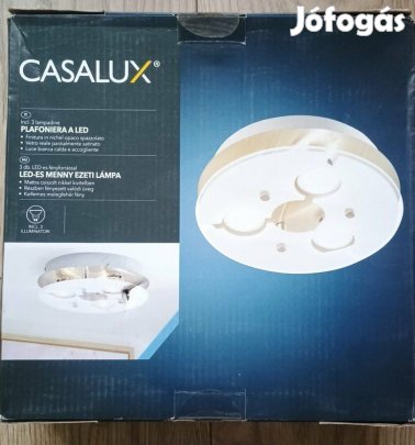 Caslux mennyezeti led lámpa, 25 cm átmérő, meleg fehér, új eladó