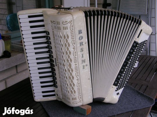 Cassotto-s profi olasz Borsini 120 b. harmonika tangóharmonika