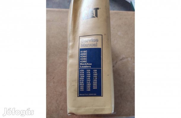 Caterpillar 416 c, 426c, 436c kotró rakodógép Műhely javítási könyv