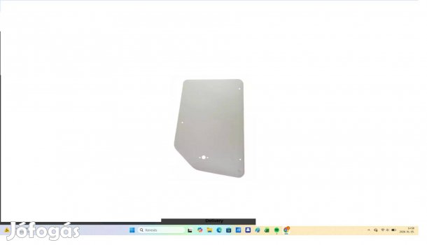 Caterpillar 428C ; 438C bal jobb felső ajtóüveg