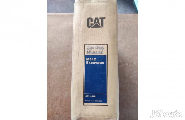 Caterpillar M 312 gumikerekes kotrógép Mühely javítási könyv