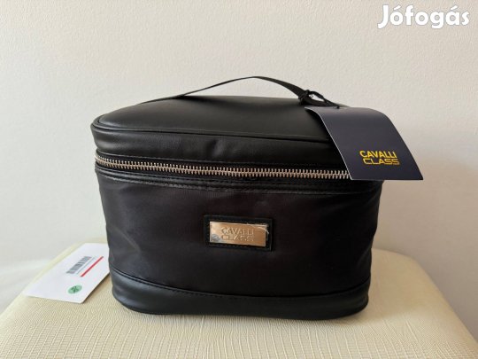 Cavalli fekete színű kozmetikai táska új