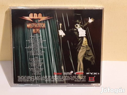 Cd U.D.O. Mastercutor Alive, 2 cd