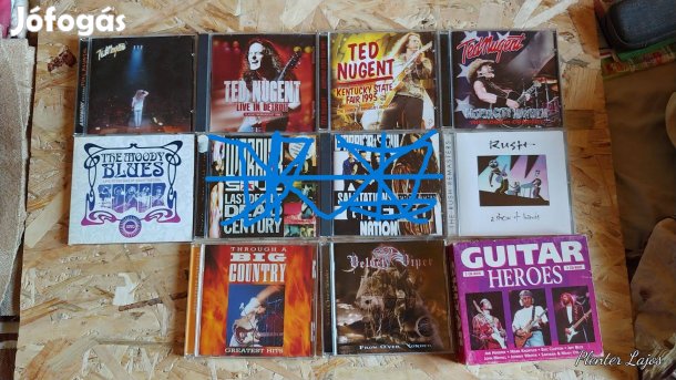 Cd, dvd lemezek, pop, rock, metal, 2000