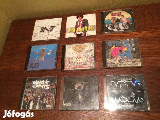 Cd lemezektnt, Márk, Szandi, Nirvana, Green Day