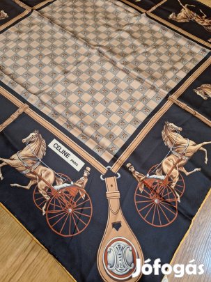 Celine selyem kendő új 