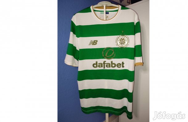 Celtic eredeti New Balance zöld fehér centenáriumi 2017-18 mez (M-es)